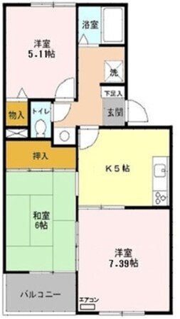 ボナールの物件間取画像